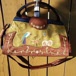 Vintage  beautiful Asian inspired satchel